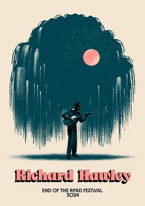 RICHARD HAWLEY CONCERT POSTER END OF THE ROAD FESTIVAL LTD EDITION SCREEN PRINT - Imagen 1 de 2
