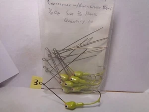 Spinnerbait Kopf, 3/8 Oz, Größe 2/0 Haken, Chartreuse, 10 Stück (Neu Sonstige) - Bild 1 von 10