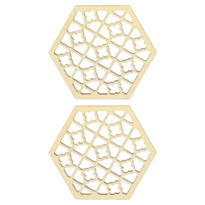 2 Pcs Erhu-Zubehör Instrumentenzubehör Sechseckige Erhu-Sound-Fenster - Bild 1 von 12