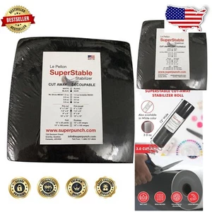 500 Count Black Cutaway Stabilizer - 3.0 oz for Professional Embroidery Projects - Picture 1 of 10