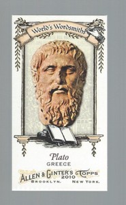 Plato 2010 Topps Allen and Ginter Mini World's Greatest Word Smiths Card#WGWS14 