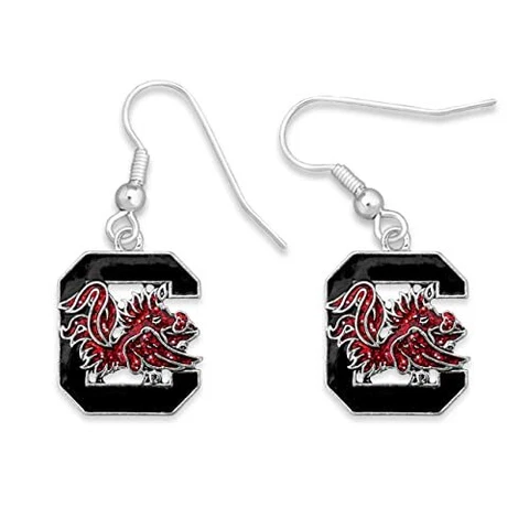 43345 South Carolina Glitter Logo Earrings Cover