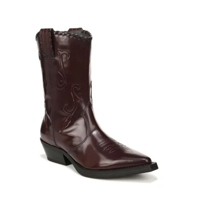 Franco Sarto Womens 10 M Dark Red Bordeaux Lance Western Cowboy Boots NIB IN7 - Image 1 of 4