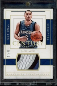 2016 National Treasures ZACH LAVINE Jahrhundert Materialien GOLD Patch Jsy #8/10 1/1 - Bild 1 von 2