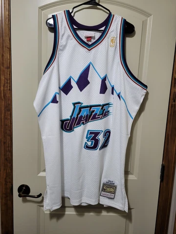 Mitchell & Ness Utah Jazz Karl Malone 1996-1997 Swingman Jersey-Men's Cover