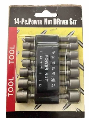 14 pc power nut driver set - Image 1 of 2