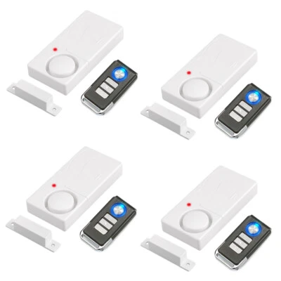 4 Set Security Alarm Entry DoorBell Open Motion Trigger Home Business Anti Theft - Image 1 of 4