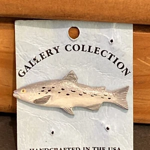 Fish Pin O'Leary Wildlife Unlimited Fargo, North Dakota Gallery Collection USA - Picture 1 of 9