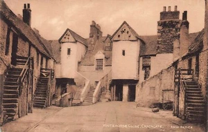 Weißes Pferd weißes Pferd enge Kanongate Edinburgh Schottland antike Postkarte O4 - Bild 1 von 2