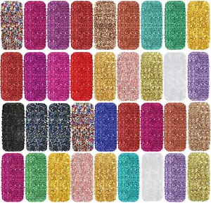 36 Pack Crushed Glass Glitter, Broken Crushed Glass Pieces for Craft Resin Nail - Picture 1 of 12