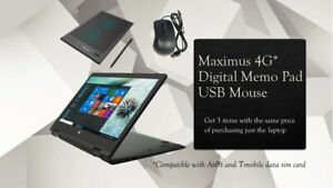 iView Combo Maximus 4G LTE 11.6"Touch Screen, 360° w/ Fingerprint Recognition