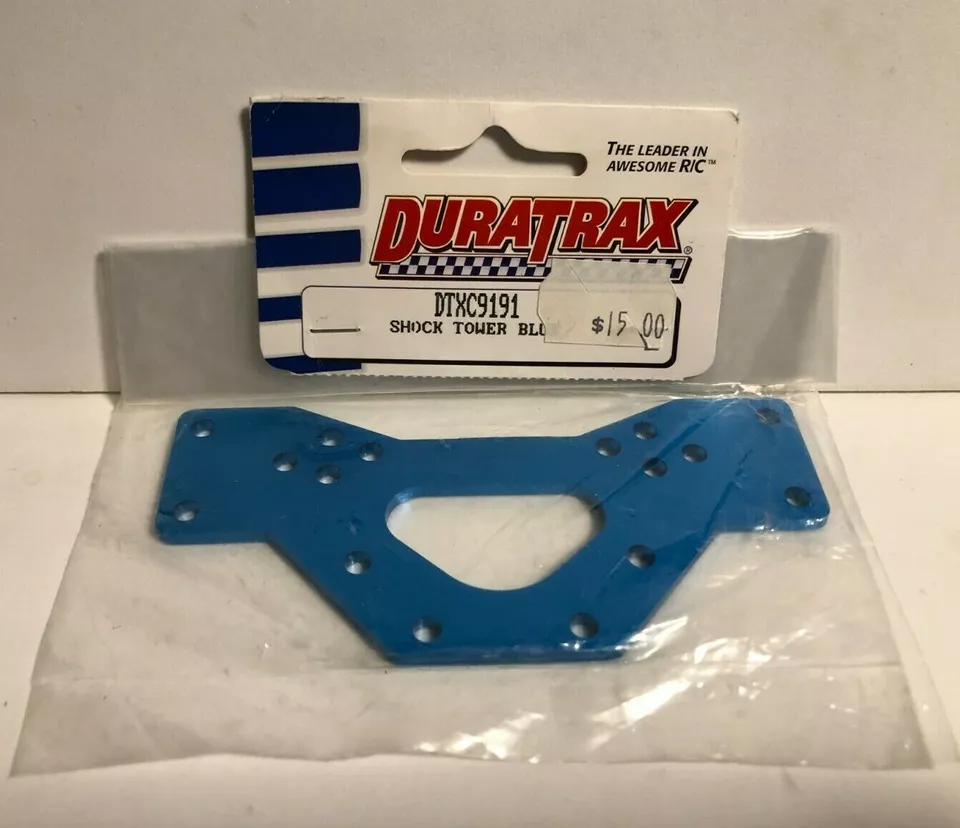 Duratrax DTXC9191 Front Blue Aluminum Shock Tower for Nitro Demon NIP RC - Image 1 of 1