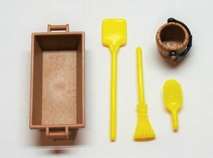 Accessory Set for Timber Bakery Playmobil for Knight Baker Clicky System - Rare - Picture 1 of 3