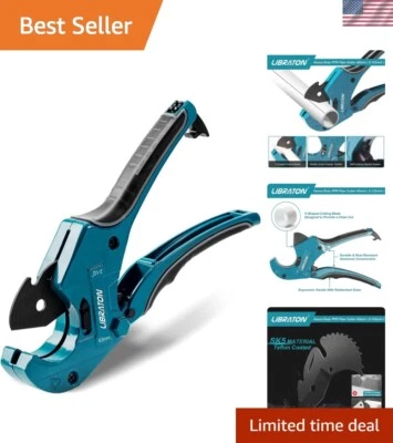 Pro-Grade Ratchet Pipe Cutter - Durable Up to 2-1/2" for Quick Precision Cuts - Image 1 of 4