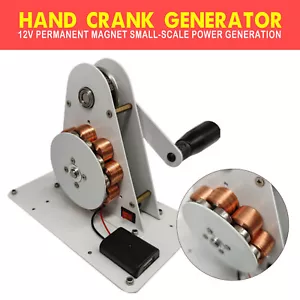 50W Portable Hand Crank Generator Emergency Dynamo Outdoor Phone Charger USB - Picture 1 of 11
