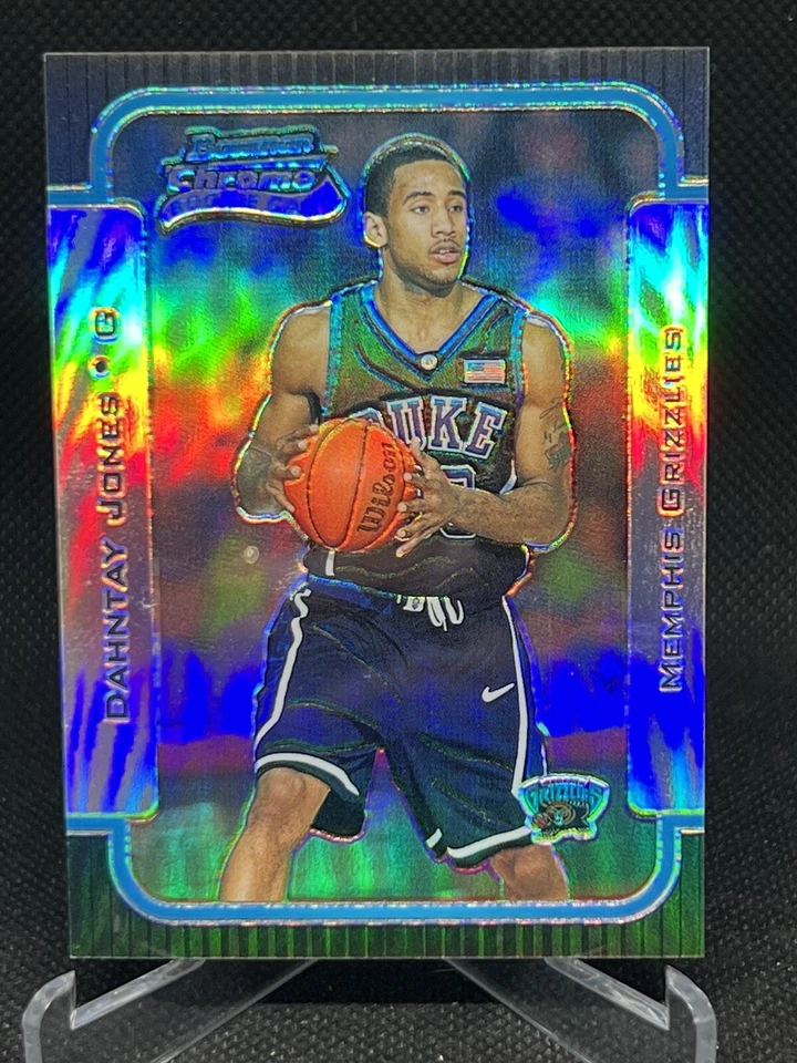 03/04 Bowman Chrome #115 Dahntay Jones Refractor RC 205/300 Duke Grizzlies - Image 1 of 4