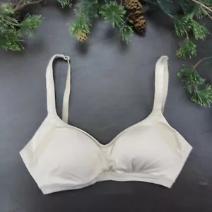 Warner's Bra Size S Tan Wireless Padded Adjustable Clasp Back - Picture 1 of 10