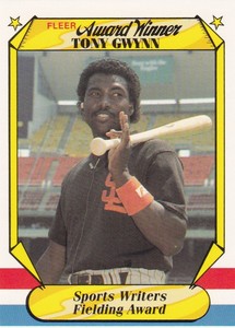 Tony Gwynn San Diego Padres Fleer # 19 1987 Baseball Card