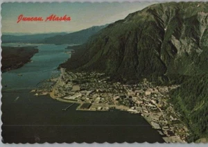 Luftaufnahme Juneau Hauptstadt von Alaska kontinentale Postkarte - Bild 1 von 2