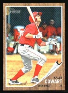 Kaleb Cowart 2011 Topps Heritage Minor League #90  Baseball Card