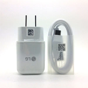 LG Fast Adaptive USB Wall Charger Type C Cable for LG G5 G6 G7 V20 V30 Nexus 6P - Picture 1 of 8