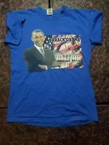 President Barack Obama 🇺🇲 2008 1st Black President Graphic T-Shirt Men Medium - Picture 1 of 2