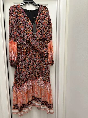 Vestido Kobi Halperin Skye, Talla - XXL, Estampado Floral Multicolor Foto 1 de 4