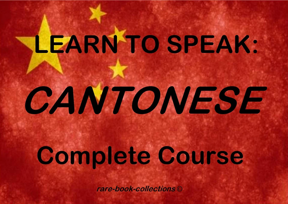 LEARN CANTONESE - CHINESE LANGUAGE COURSE - 23 HRS AUDIO MP3 + 2 BOOKS ON DVD! - Image 1 of 1