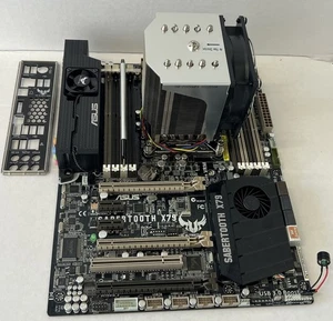 ASUS Sabertooth X79 Motherboard i7-3820 CPU, Cooler& 8GB Corsair DDR3 RAM - Picture 1 of 8