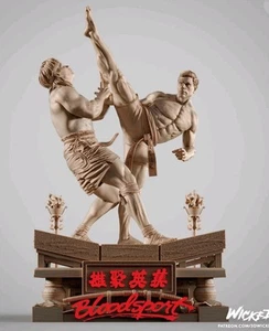 3D gedrucktes Blut Sport Film Diorama Maßstab 1:16 Modell unbemalt - Bild 1 von 5