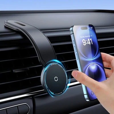 MagSafe Car Mount Detachable Bendable Aluminum Arm Phone Holder - Black - Image 1 of 4