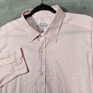 Vineyard Vines L/S Shirt Men 2XL light Pink white OTG On the Go Performance brrr - Picture 1 of 10