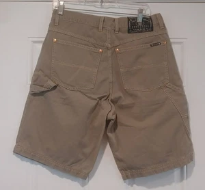 Lucky Brand olive green baggy fit carpenter shorts Mens size 31 - Picture 1 of 6