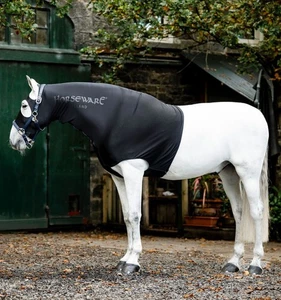 Horseware Rambo Slinky Hood AntiRub Lycra Neck Cover Bib Chest Guard Black XS-XL - Bild 1 von 6