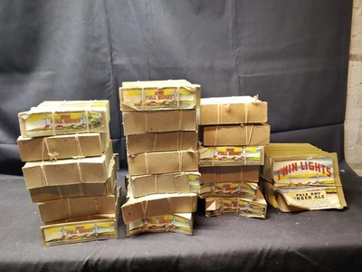 Vintage Twin Lights Giner Ale Labels Unused Thousands Main N Neck  - Image 1 of 4