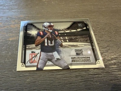 2024 Topps Signature Class - Gridiron Ambassadors Drake Maye #GA-3 (RC) Pats - Image 1 of 2