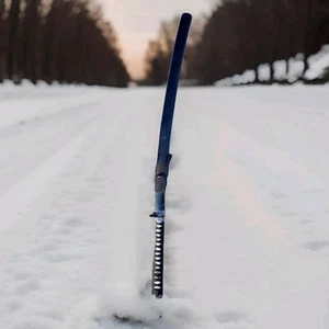 Black Functional Japanese Samurai Katana Sword,Used - Picture 1 of 11