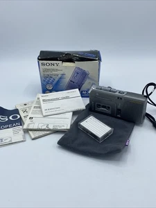 Sony M-730V Microcassette Recorder With Tapes Instructions & Box - Picture 1 of 13