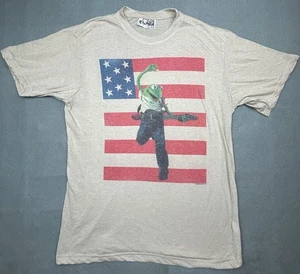 Vtg Kermit The Frog Shirt Changes Tag Bruce Springsteen Born in USA Parody large - Picture 1 of 6