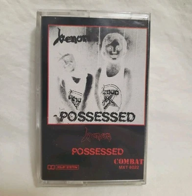 Venom Possessed Cassette Combat ‎MXT 8022 Black Heavy Metal No Barcode - Image 1 of 4