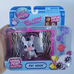 Littlest Pet Shop Rincón para Mascotas Estampado Animal Zona Cebra G7 #321 NUEVO - Imagen 1 de 2