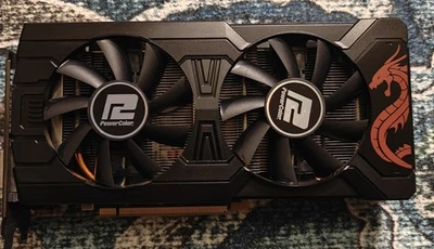 AMD PowerColor Red Dragon RX 570 4GB GDDR5 Graphics Card – Tested & Working - Image 1 of 4