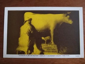 c1939 Butter Sculpture, Allegheny County Fair, PA, Fairmont's Better Butter - Picture 1 of 2