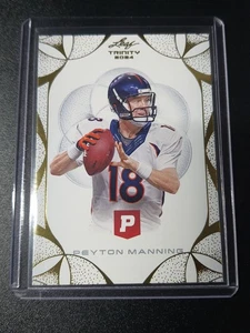 Peyton Manning - Leaf Trinity Pristine Football 2024 - Denver Broncos - Gold - Bild 1 von 2