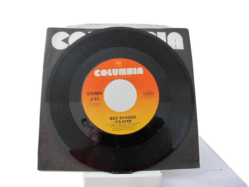 45 RECORD - BOZ SCAGGS - IT'S OVER - Image 1 of 1