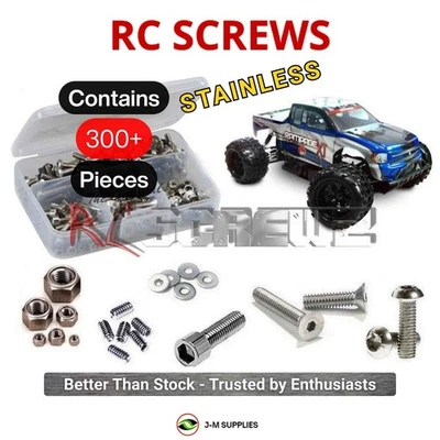 RCScrewZ Stainless Screw Kit rcr014 for RedCat Rampage XT 1/5 Gas 4WD | KIT - Image 1 of 4