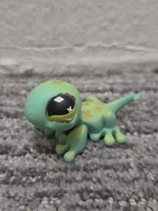 Littlest Pet Shop LPS #111 Gecko con manchas ojos marrones 2007 Y2k Hasbro - Imagen 1 de 3
