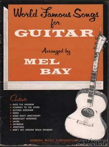 1962 Mel Bay Song Book for Guitar - World Famous Songs for Guitar - Picture 1 of 1