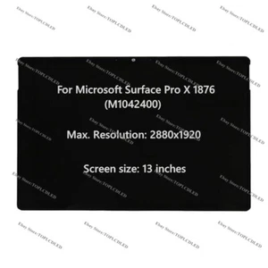 13" Microsoft Surface Pro X 1876 LCD LED Touch Screen Display Digitize Assembly - Picture 1 of 6