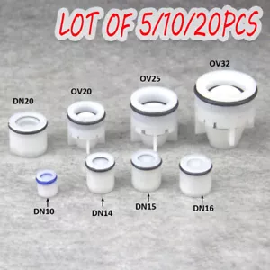 5/10/20X Plastic Insert Check Valve 10mm~32mm Non-Return One Way Water Control - Picture 1 of 16